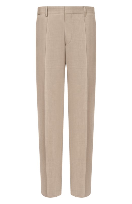 Шерстяные брюки BOSS 50469174 Бежевый 50469174