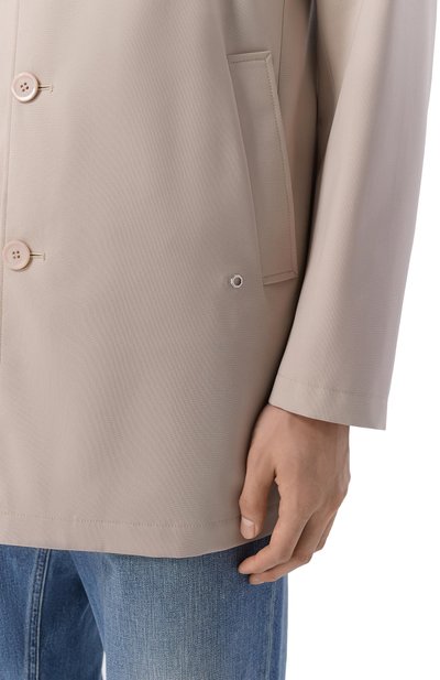 Шерстяной плащ STEFANO RICCI бежевого цвета по цене 529500 руб., арт. MDJ6100280/5612_001, фото 5 Шерстяной плащ STEFANO RICCI, арт. MDJ6100280/5612_001, фото 5