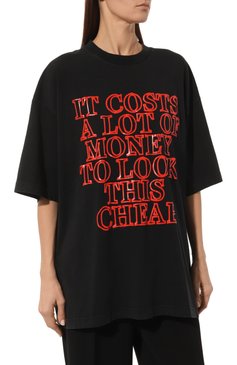 Хлопковая футболка VETEMENTS, арт. UE64TR180B, фото 1