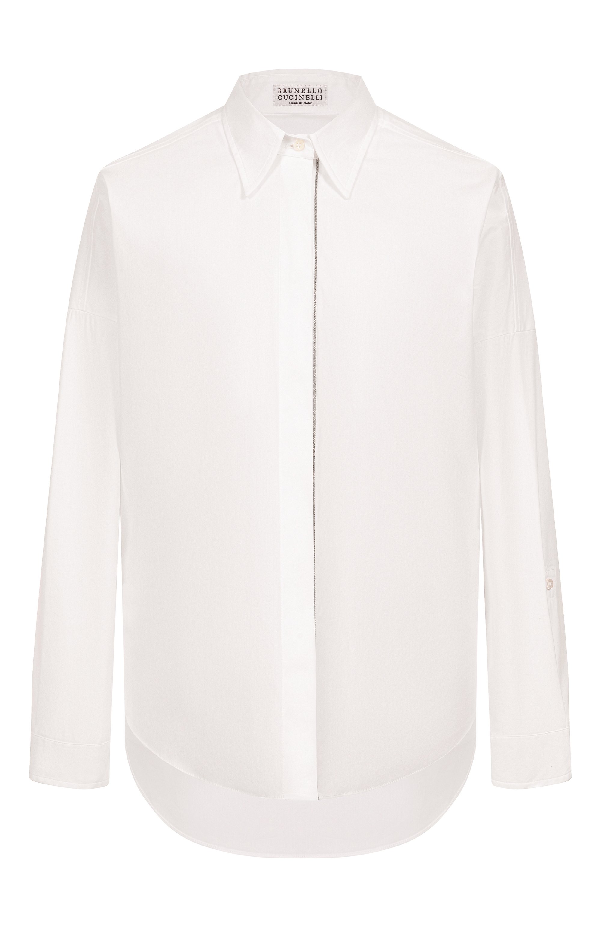 Хлопковая рубашка BRUNELLO CUCINELLI, арт. M0091MA636, фото 1