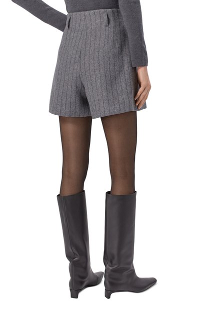 Шерстяные шорты IRO серого цвета по цене 49450 руб., арт. WM30NIRIA, фото 4 Шерстяные шорты IRO, арт. WM30NIRIA, фото 4