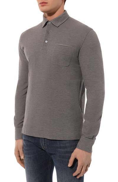 Хлопковое поло ZEGNA, арт. UD392A7/D757, фото 3