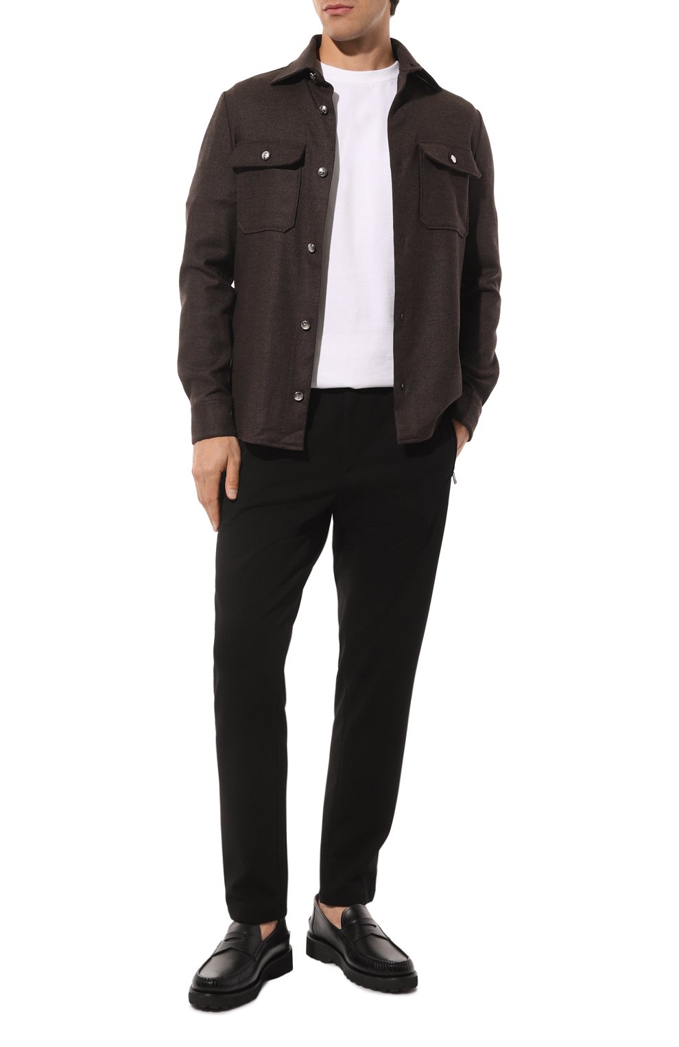 Куртка-рубашка из шерсти и кашемира MARCO PESCAROLO, арт. 0VER/4834, фото 2