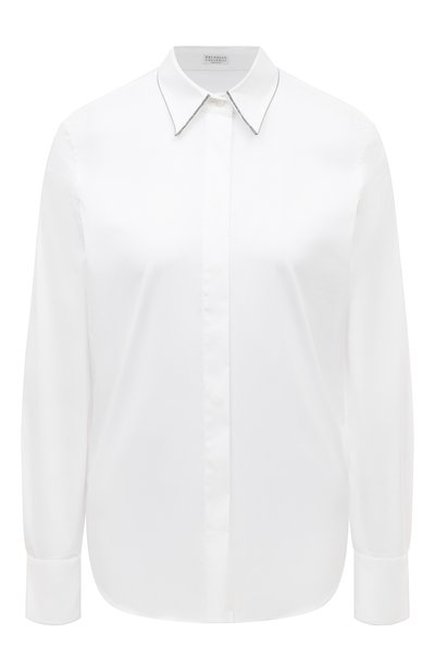 Хлопковая рубашка BRUNELLO CUCINELLI, арт. M0091B1367, фото 1