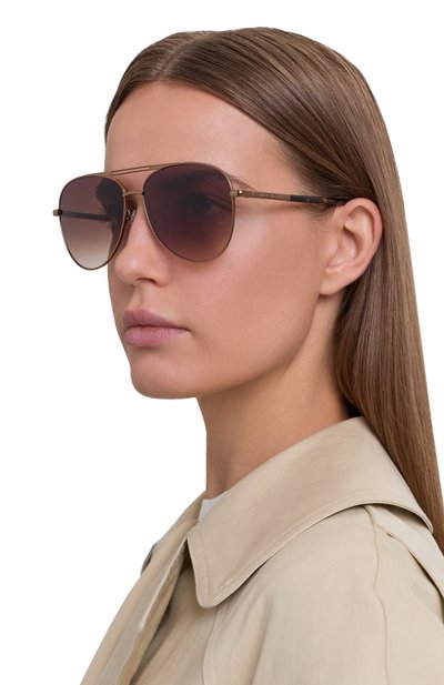 Солнцезащитные очки MARC JACOBS (THE) коричневого цвета по цене 19300 руб., арт. MARC 865 09Q, фото 3 Солнцезащитные очки MARC JACOBS (THE), арт. MARC 865 09Q, фото 3