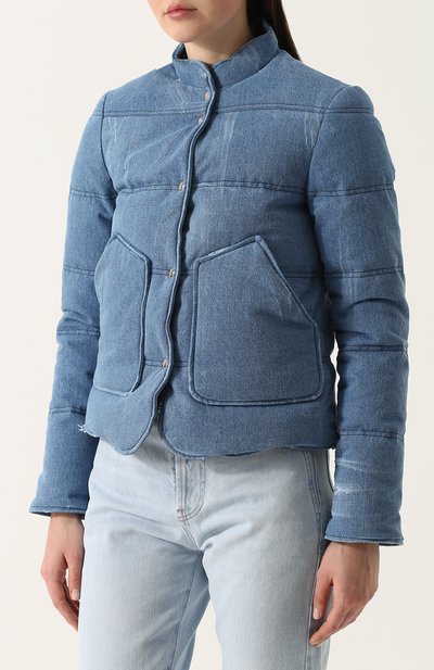 Утепленная джинсовая куртка с воротником-стойкой GABRIELA HEARST, арт. R18GH516, фото 3