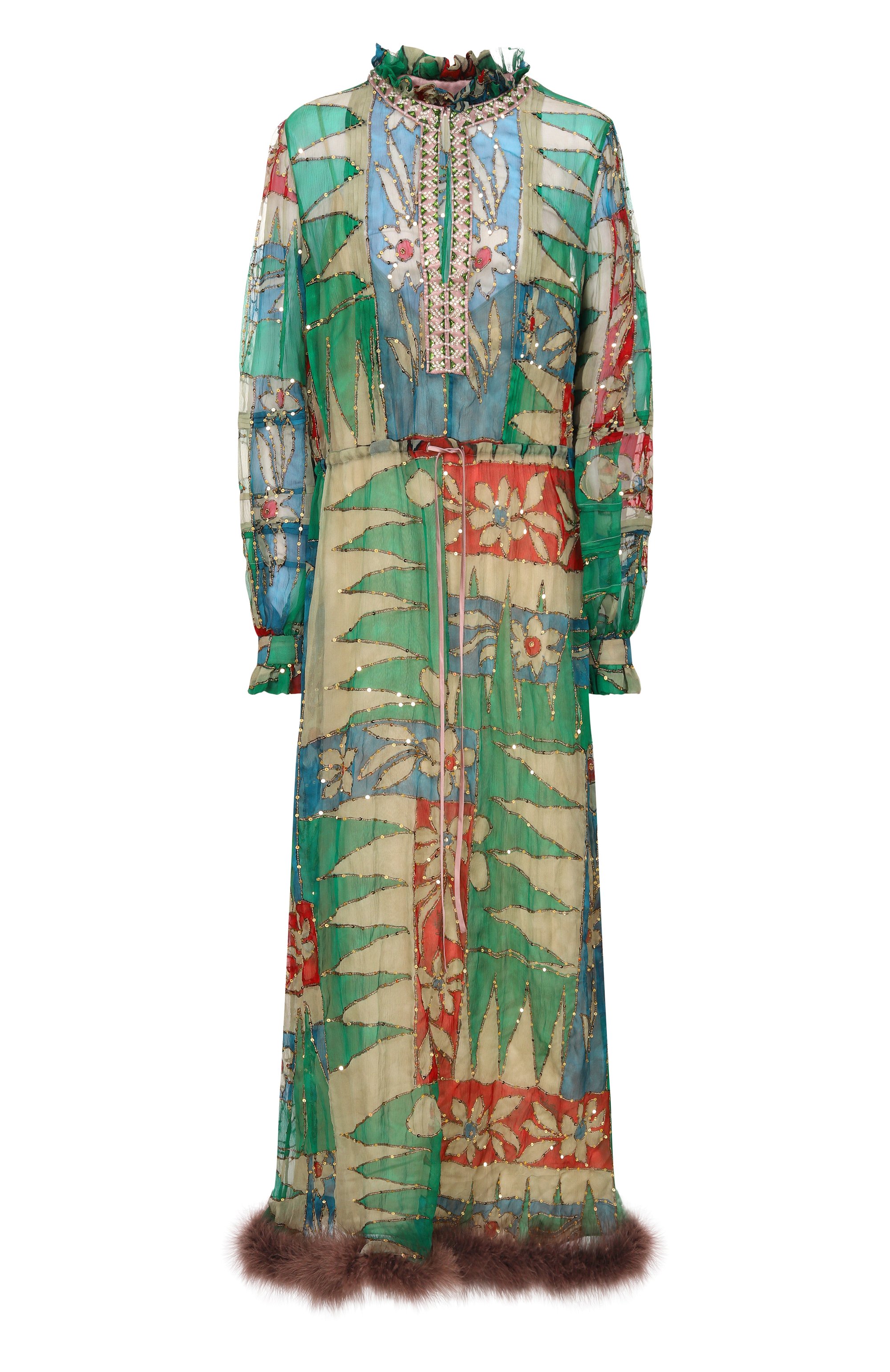 Шелковое пл атье VALENTINO, арт. 8B3VAHJ5/9VU, фото 1