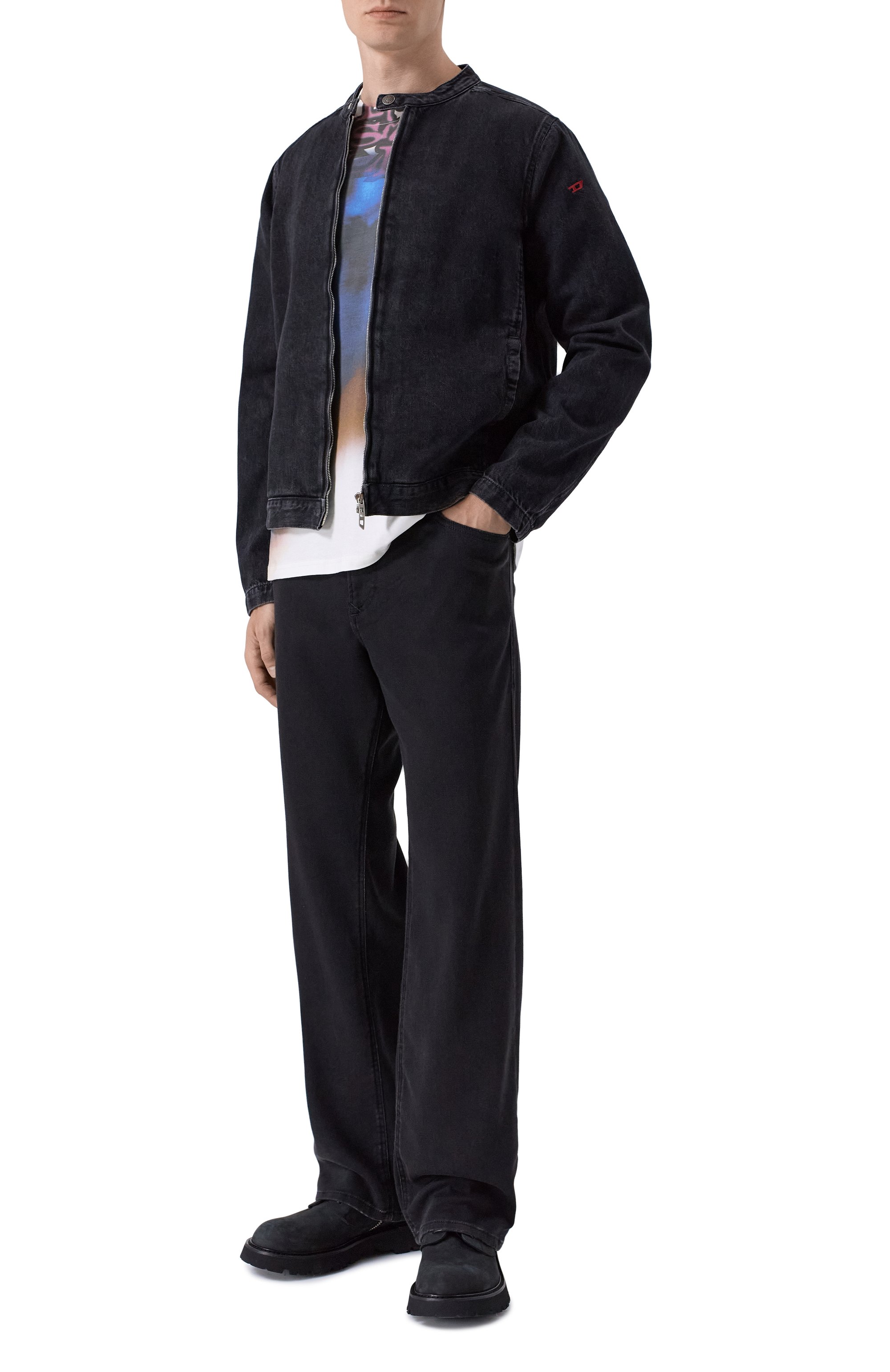 Хлопковая футболка DIESEL, арт. A20945/0PLAT, фото 2