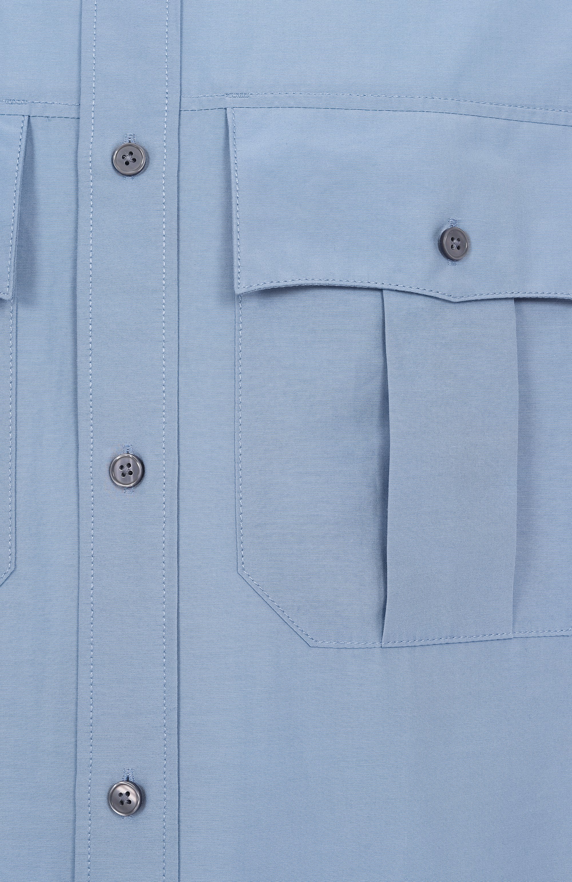 Рубашка из хлопка и шелка EMPORIO ARMANI, арт. EM001530/AF14190, фото 6