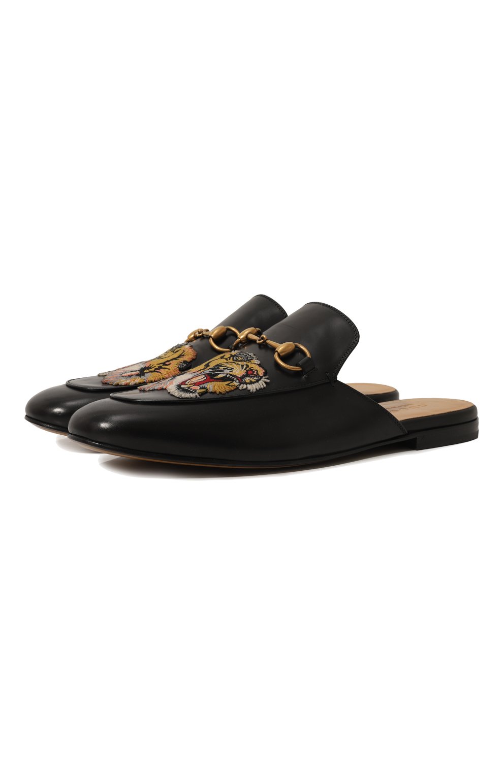 Кожаные сабо princetown GUCCI, арт. 457135 BLM00, фото 1