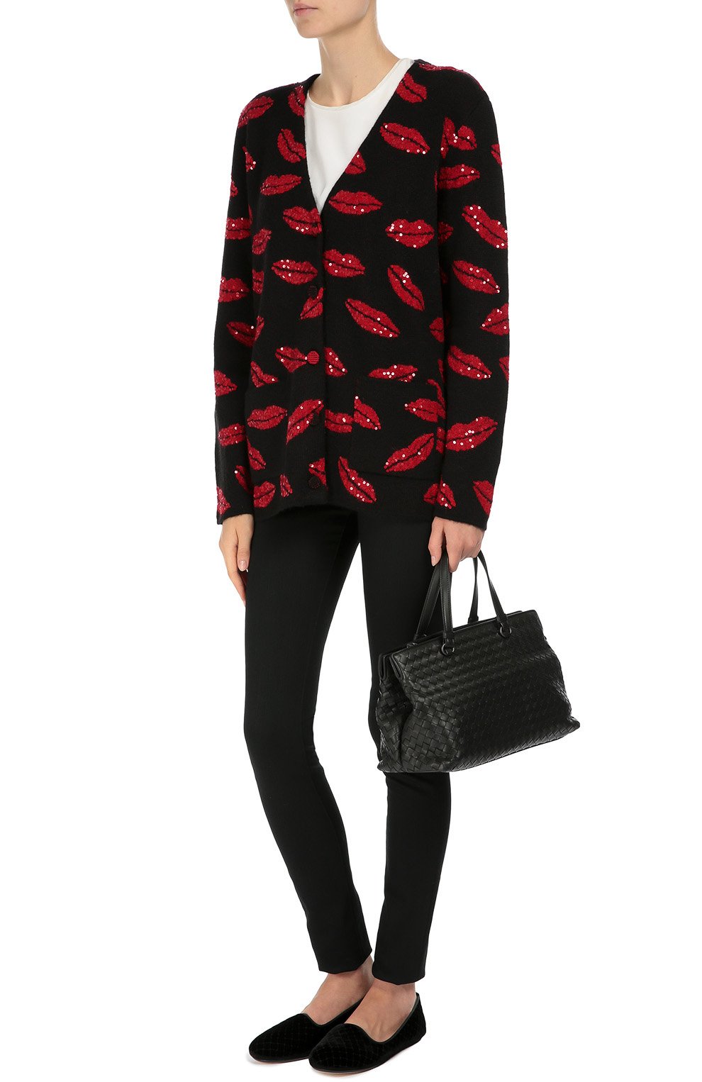 Сумка-тоут среднего размера с плетением intrecciato BOTTEGA VENETA, арт. 408674/V0016, фото 2