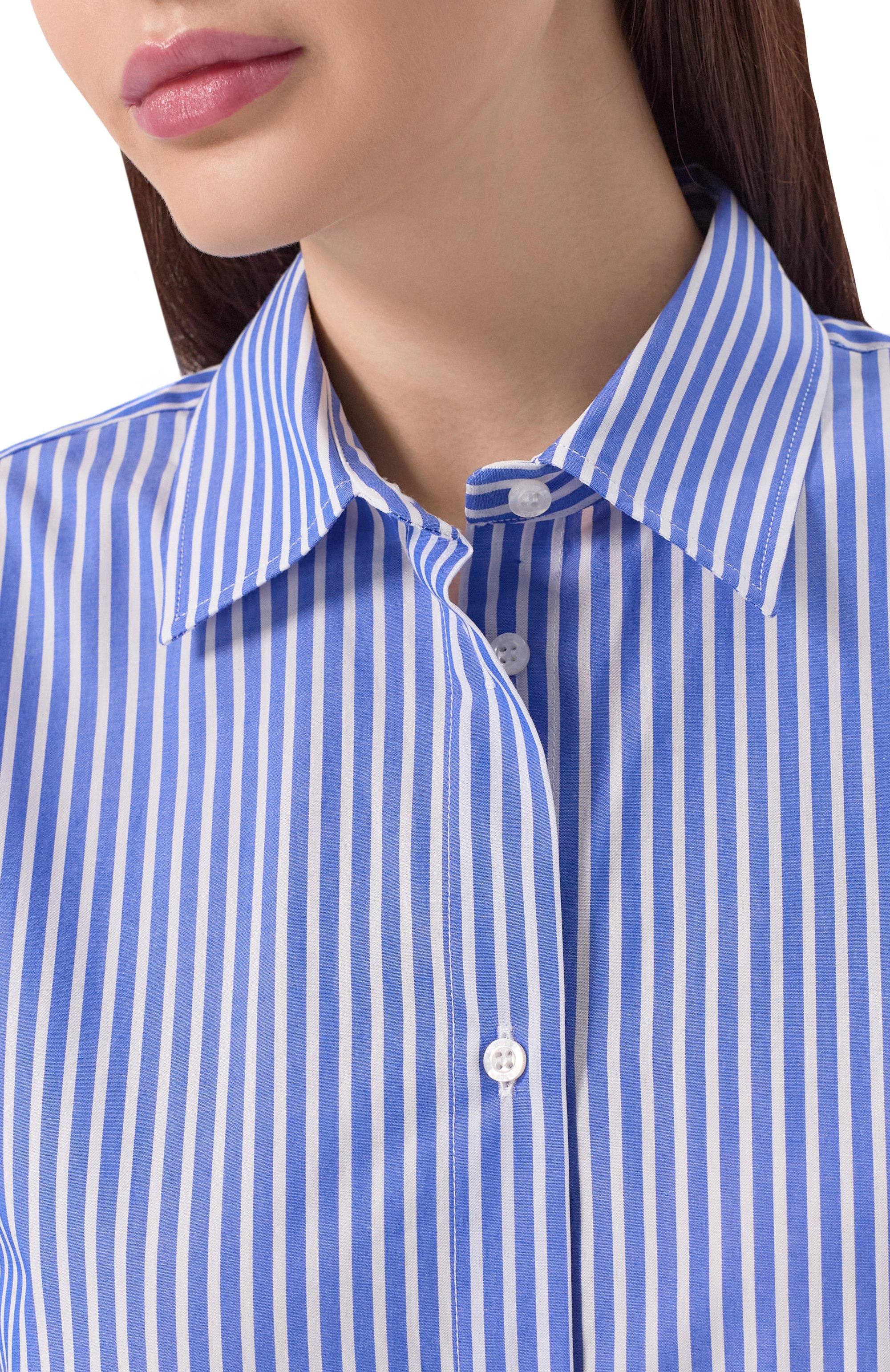 Хлопковая рубашка MSGM, арт. 4041MDE18X/267129, фото 5