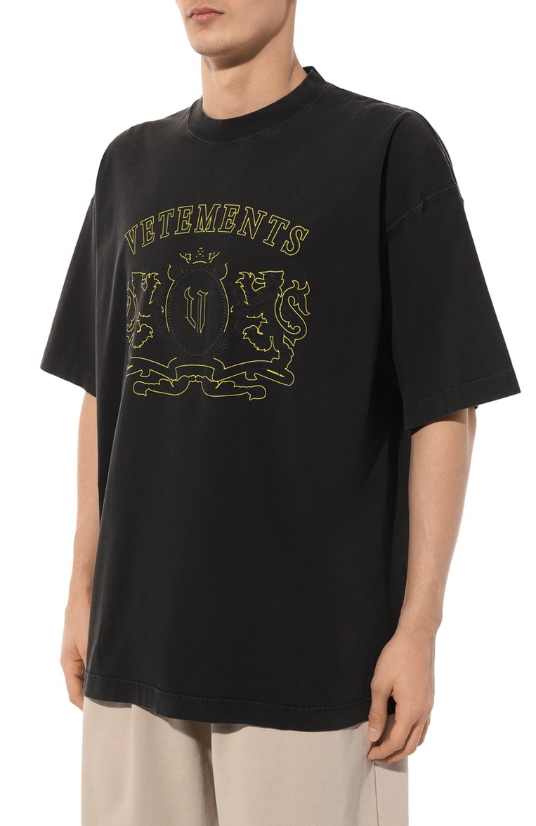 Хлопковая футболка VETEMENTS, арт. UE64TR410BY, фото 1
