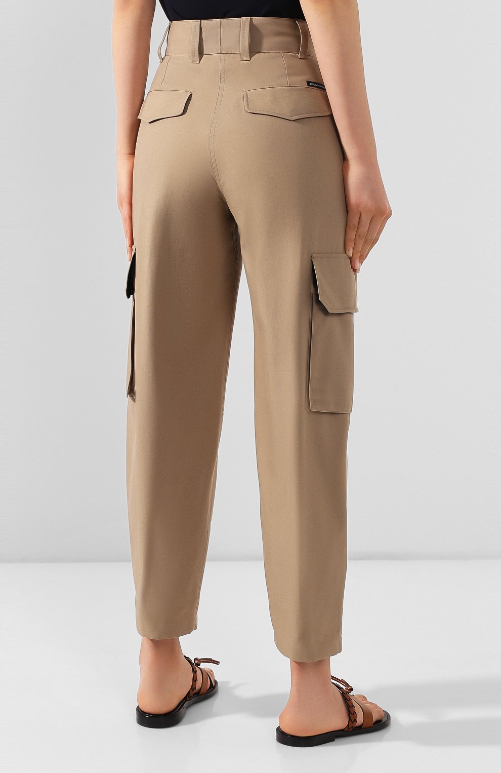 Хлопковые брюки DOLCE & GABBANA, арт. FTBRMT/FU6WF, фото 4