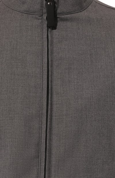 Бомбер CANALI темно-серого цвета по цене 92400 руб., арт. 040903/SG02953, фото 5 Бомбер CANALI, арт. 040903/SG02953, фото 5