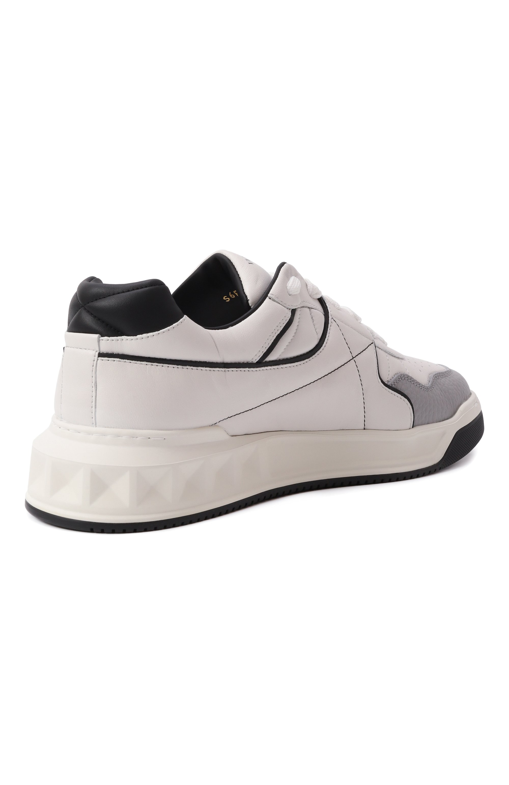 Кожаные кеды one stud VALENTINO, арт. 6Y2S0E71/NWN, фото 5