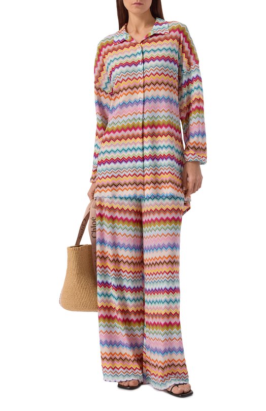 Брюки из вискозы Missoni MC23SI02/BR014F Разноцветный  MC23SI02/BR014F Фото 2