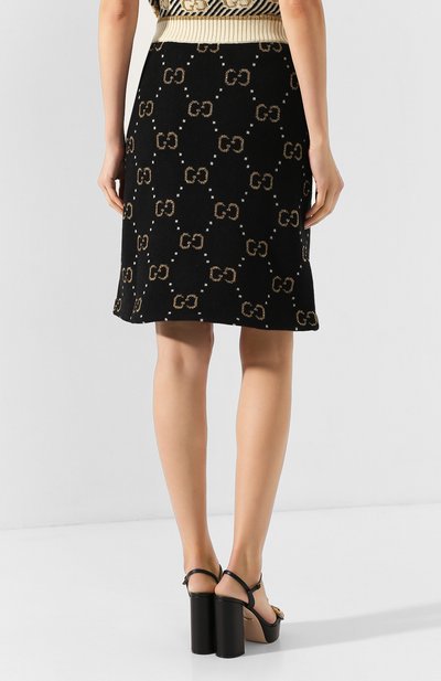 Шерстяная юбка GUCCI, арт. 579865/XKAW3, фото 4