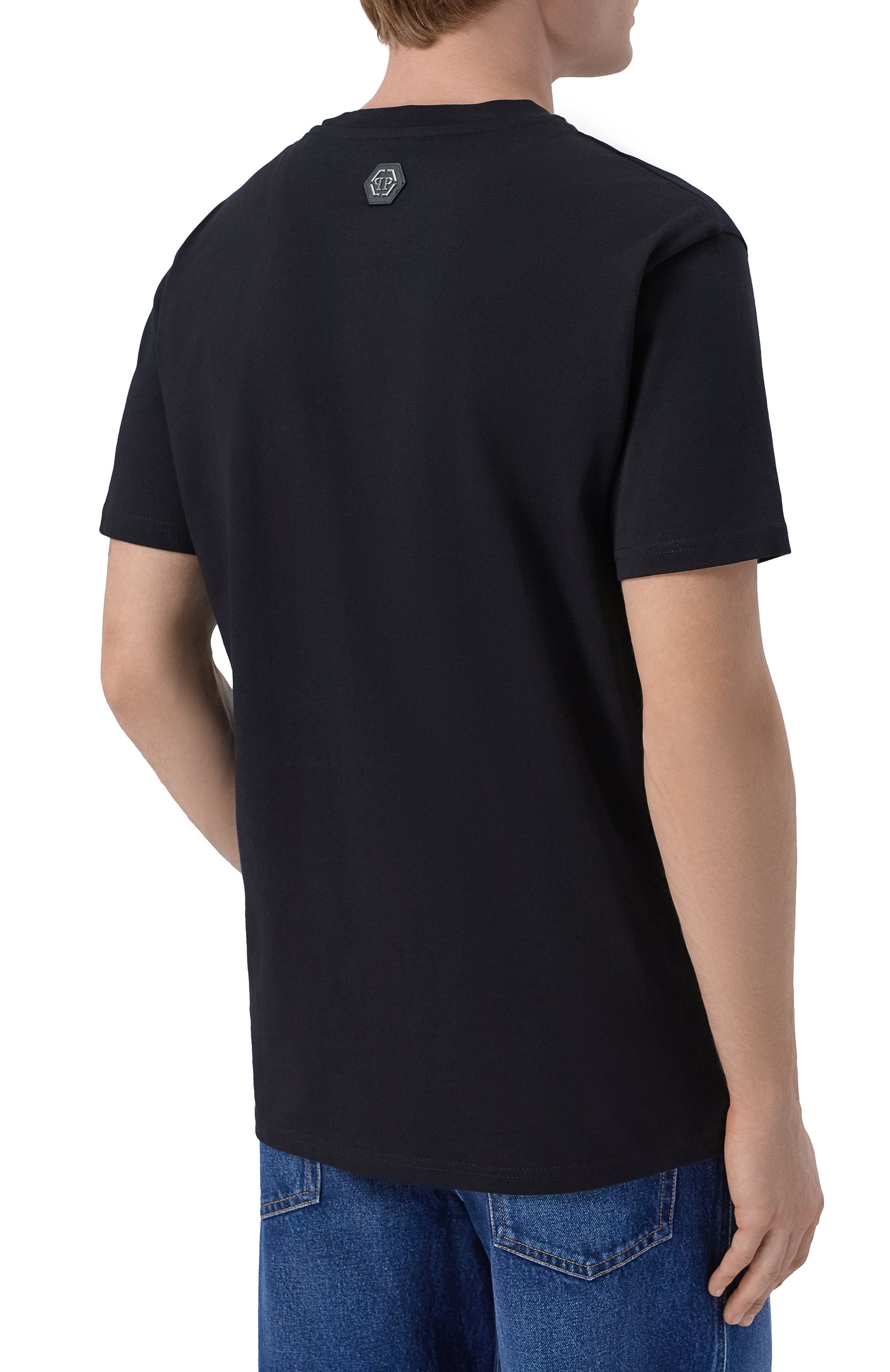 Хлопковая футболка PHILIPP PLEIN, арт. SAFC MTK8863 PJY002N, фото 4