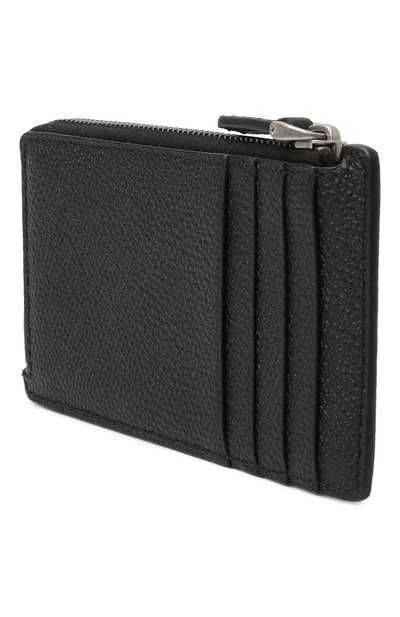 Кожаный футляр для кредитных карт VALENTINO черного цвета по цене 42500 руб., арт. 7Y2P0AN6/UAG, фото 2 Кожаный футляр для кредитных карт VALENTINO, арт. 7Y2P0AN6/UAG, фото 2