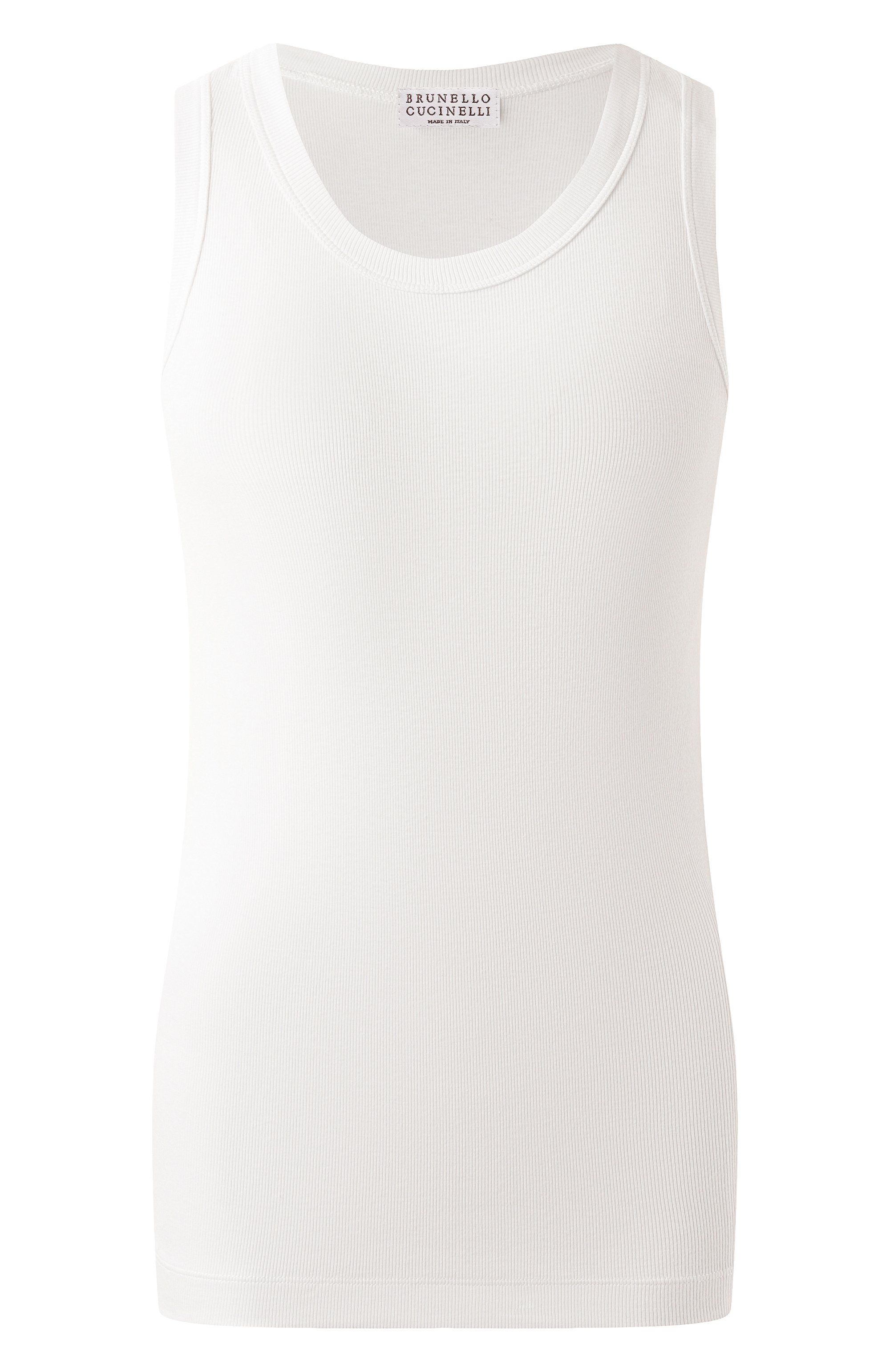 Хлопковая майка BRUNELLO CUCINELLI, арт. M0TC8FX230, фото 1