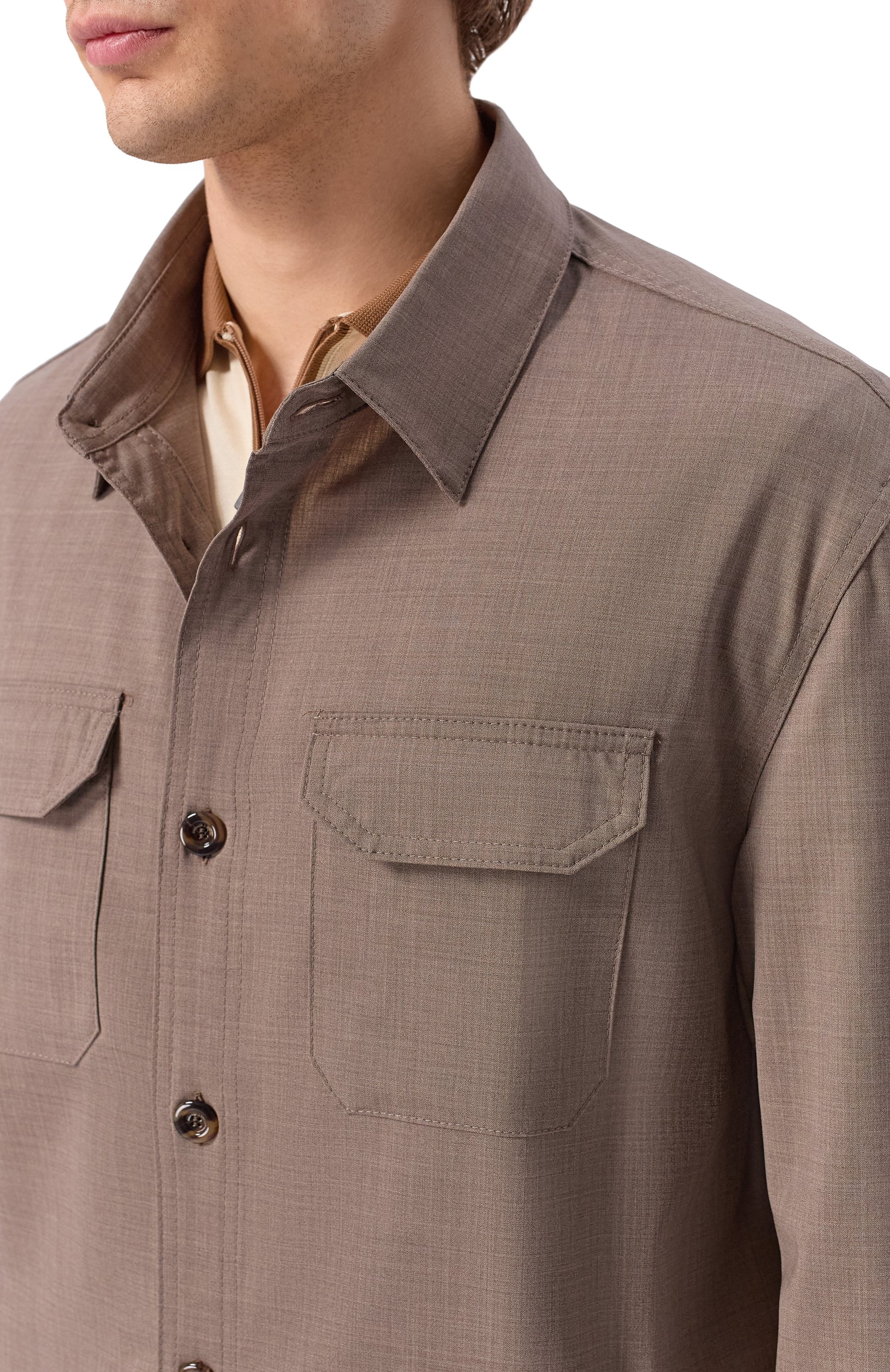 Шерстяная куртка-рубашка RICHARD J. BROWN, арт. FRED/T830, фото 5