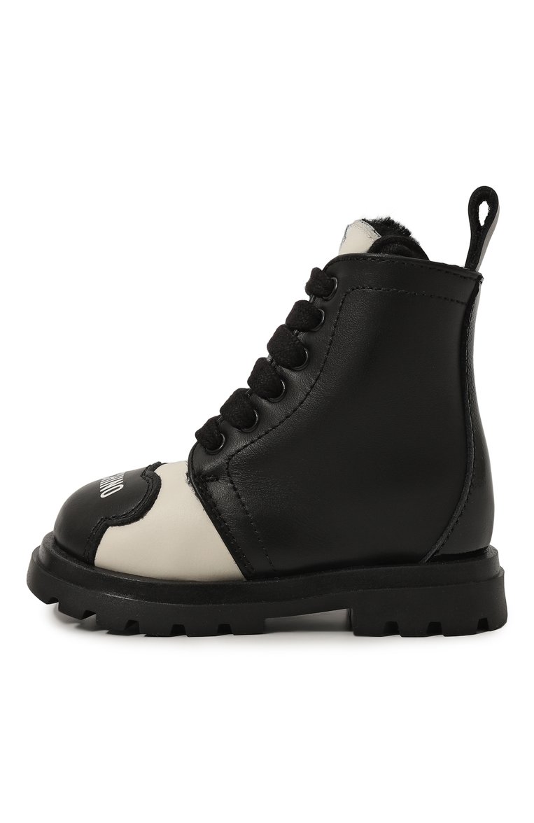 Кожаные ботинки MOSCHINO, арт. 78639, фото 2