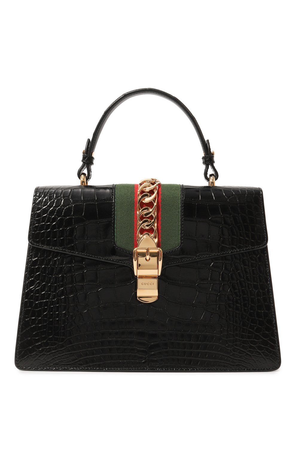 Сумка sylvie GUCCI черного цвета по цене 2721600 руб., арт. 431665 EV4CG, фото 1 Сумка sylvie GUCCI, арт. 431665 EV4CG, фото 1