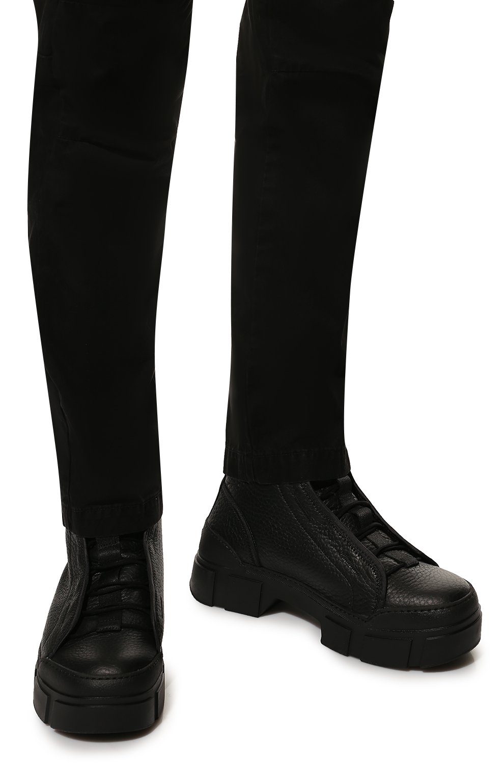 Кожаные ботинки VIC MATIE, арт. 1B6058U_V06BB4B001, фото 3