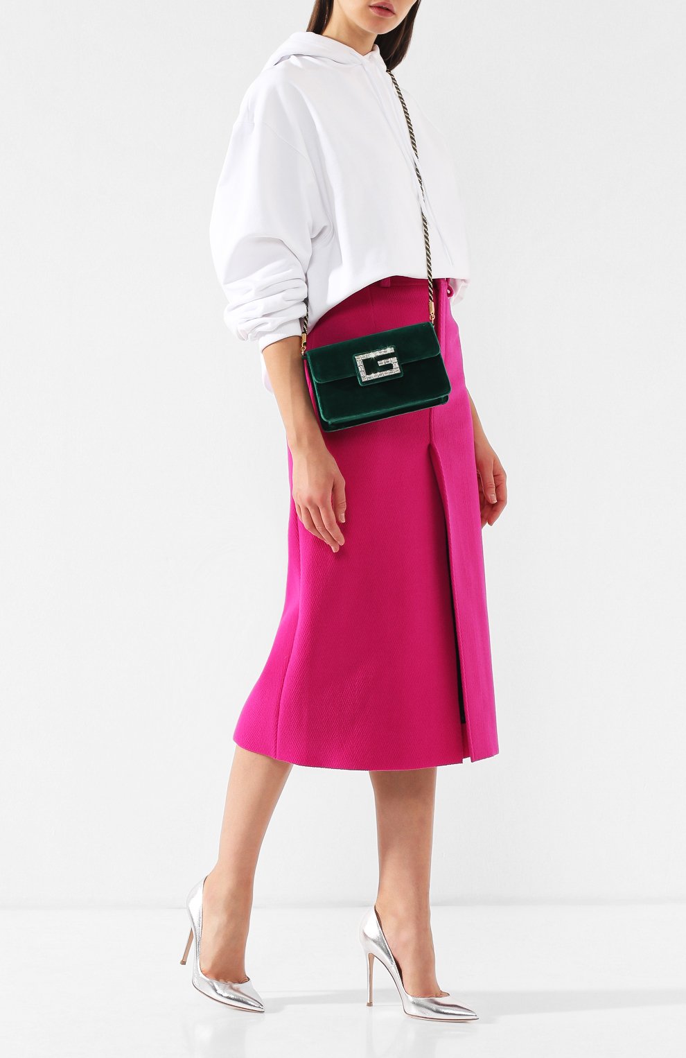 Сумка broadway из бархата GUCCI, арт. 544242/9STCX, фото 2