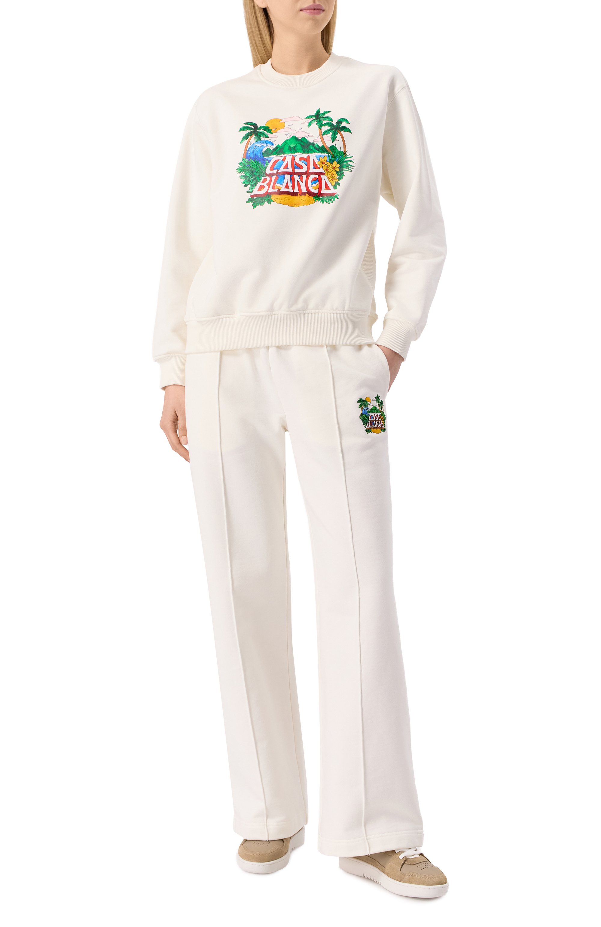 Хлопковый свитшот CASABLANCA, арт. WS25-JTP-364-01, фото 2