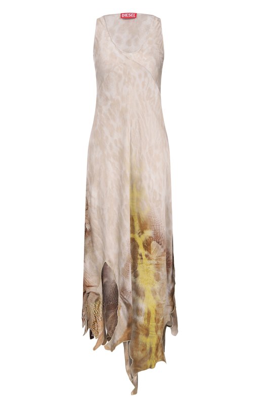 Платье из вискозы Diesel A22426/0TJBN Бежевый A22426/0TJBN