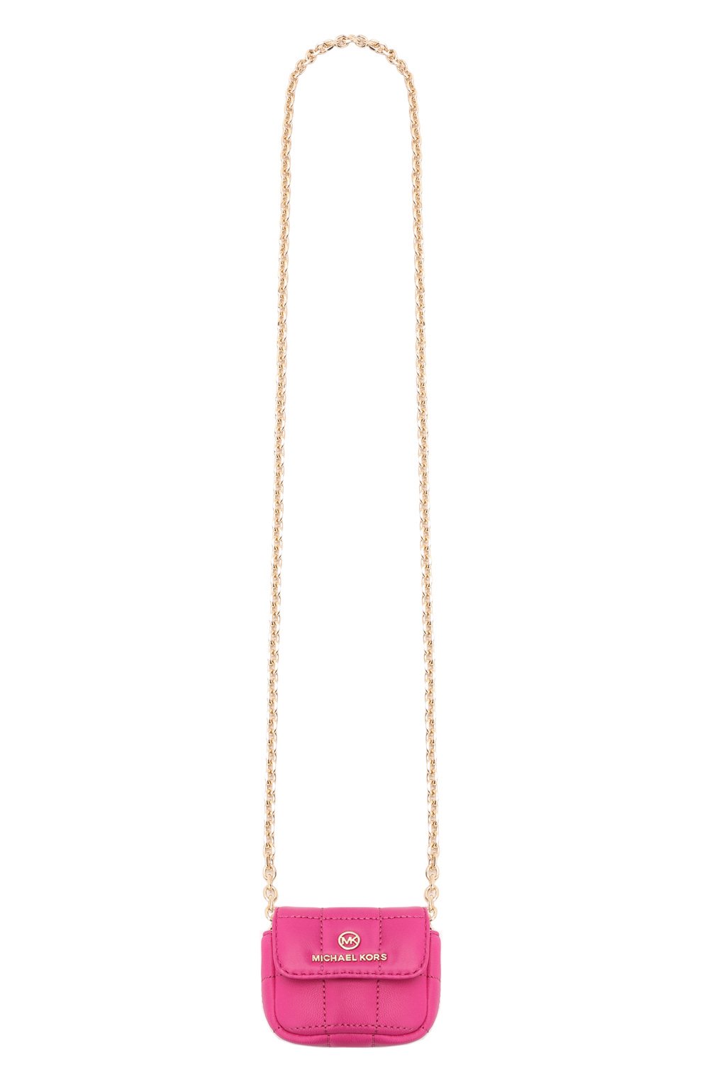 Кожаный чехол для airpods pro MICHAEL MICHAEL KORS фуксия цвета по цене 11500 руб., арт. 34H1LTMC2L, фото 5 Кожаный чехол для airpods pro MICHAEL MICHAEL KORS, арт. 34H1LTMC2L, фото 5