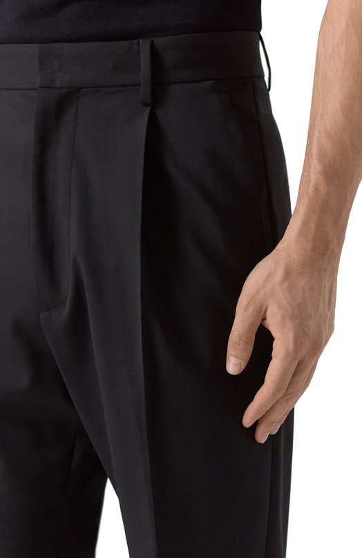 Шерстяные брюки Dsquared2 S74KB1055/S40320 Чёрный  S74KB1055/S40320 Фото 5