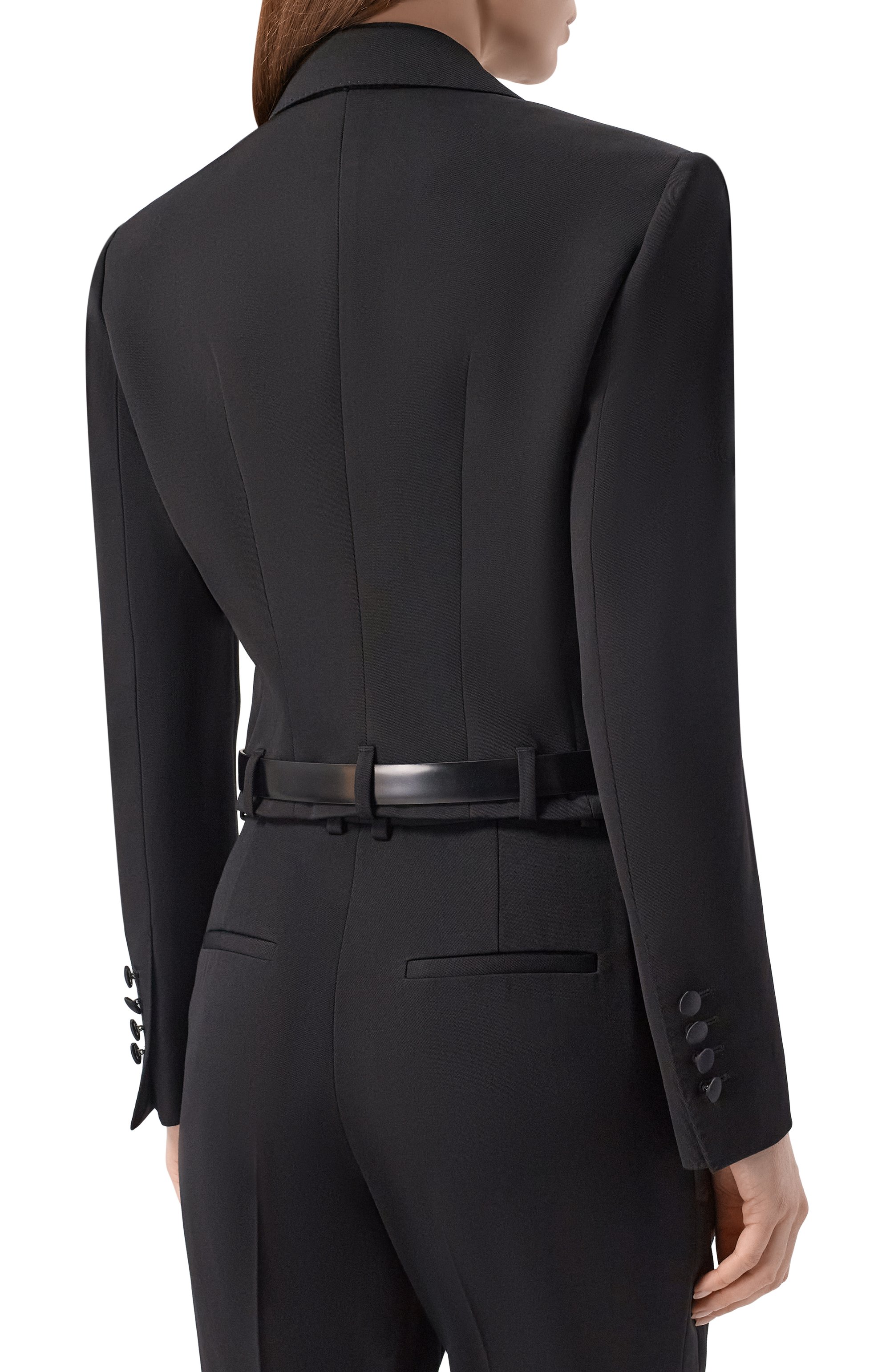 Жакет из шерсти и шелка DOLCE & GABBANA, арт. F29WLT/FU21E, фото 4