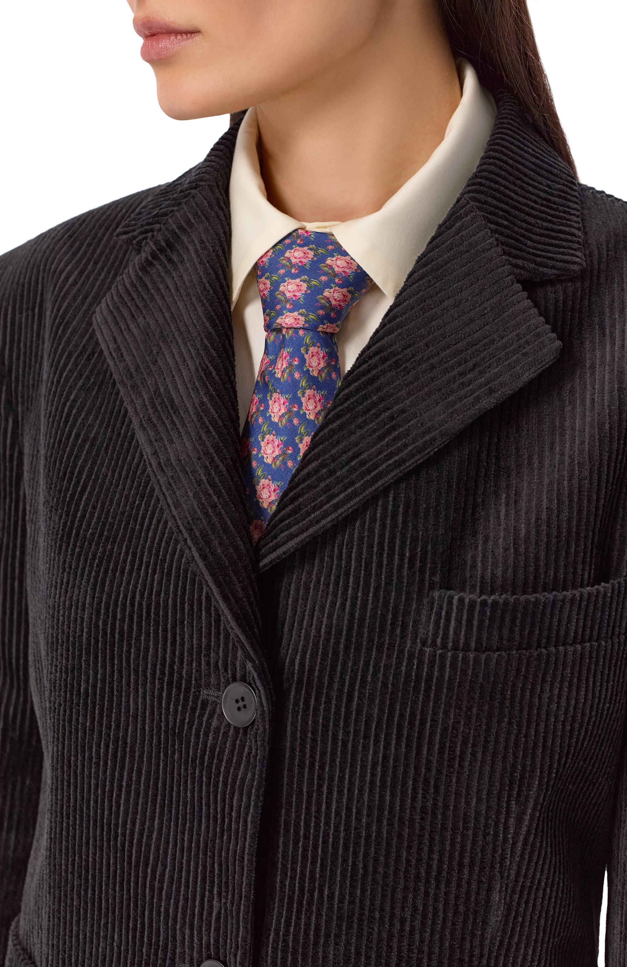 Шелковый галстук PLANTA ROSA, арт. PR/TIE/ROSE, фото 2