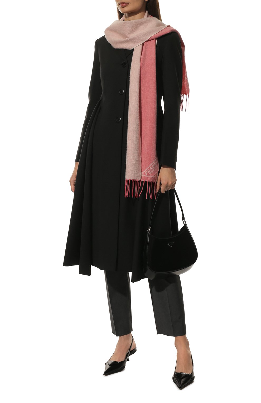 Кашемировый шарф PRADA, арт. 1FS009-2D3E-F0PRB, фото 3