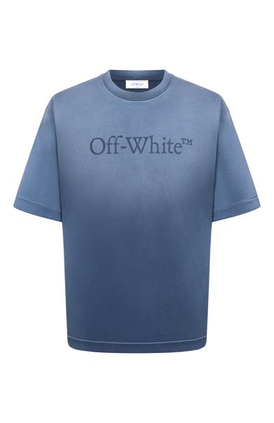 Мужская хлопковая футболка OFF-WHITE, арт. 0MAA120F25JER00P