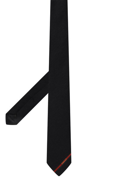 Галстук из вискозы и шелка GUCCI, арт. 765045/4EABC, фото 3