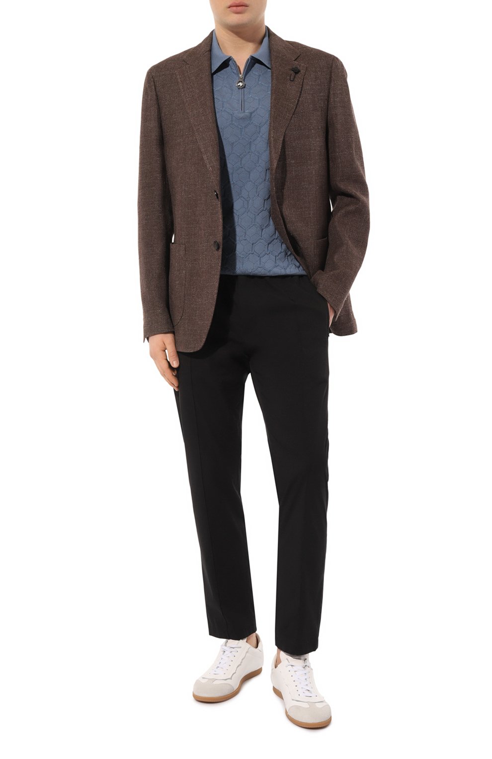 Хлопковые брюки DOLCE & GABBANA, арт. GYACET/FUEAJ, фото 2