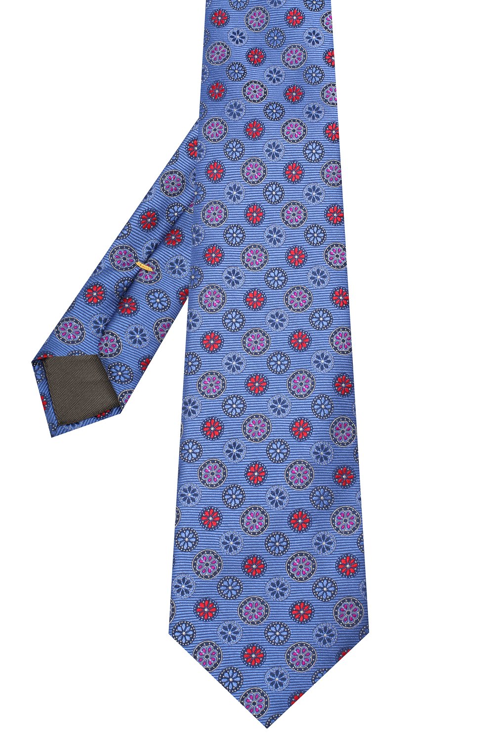 Шелковый галстук CANALI синего цвета по цене 11500 руб., арт. 18/HJ02858, фото 2 Шелковый галстук CANALI, арт. 18/HJ02858, фото 2