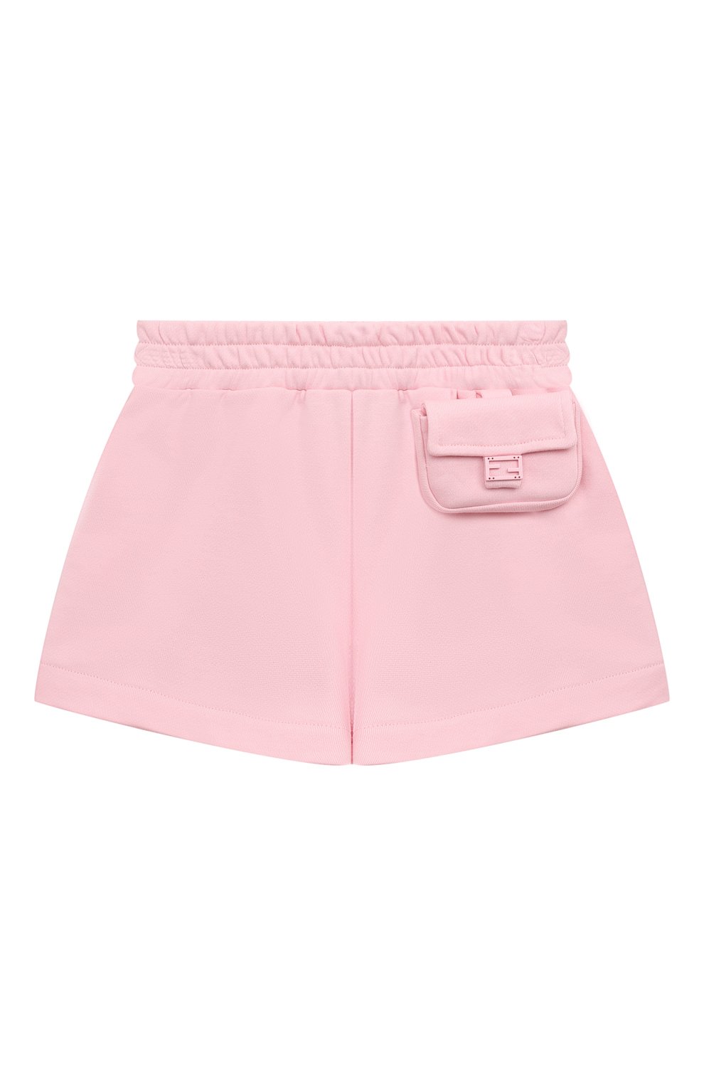 Хлопковые шорты FENDI светло-розового цвета по цене 39400 руб., арт. JFF319/5V0/3-6, фото 1 Хлопковые шорты FENDI, арт. JFF319/5V0/3-6, фото 1