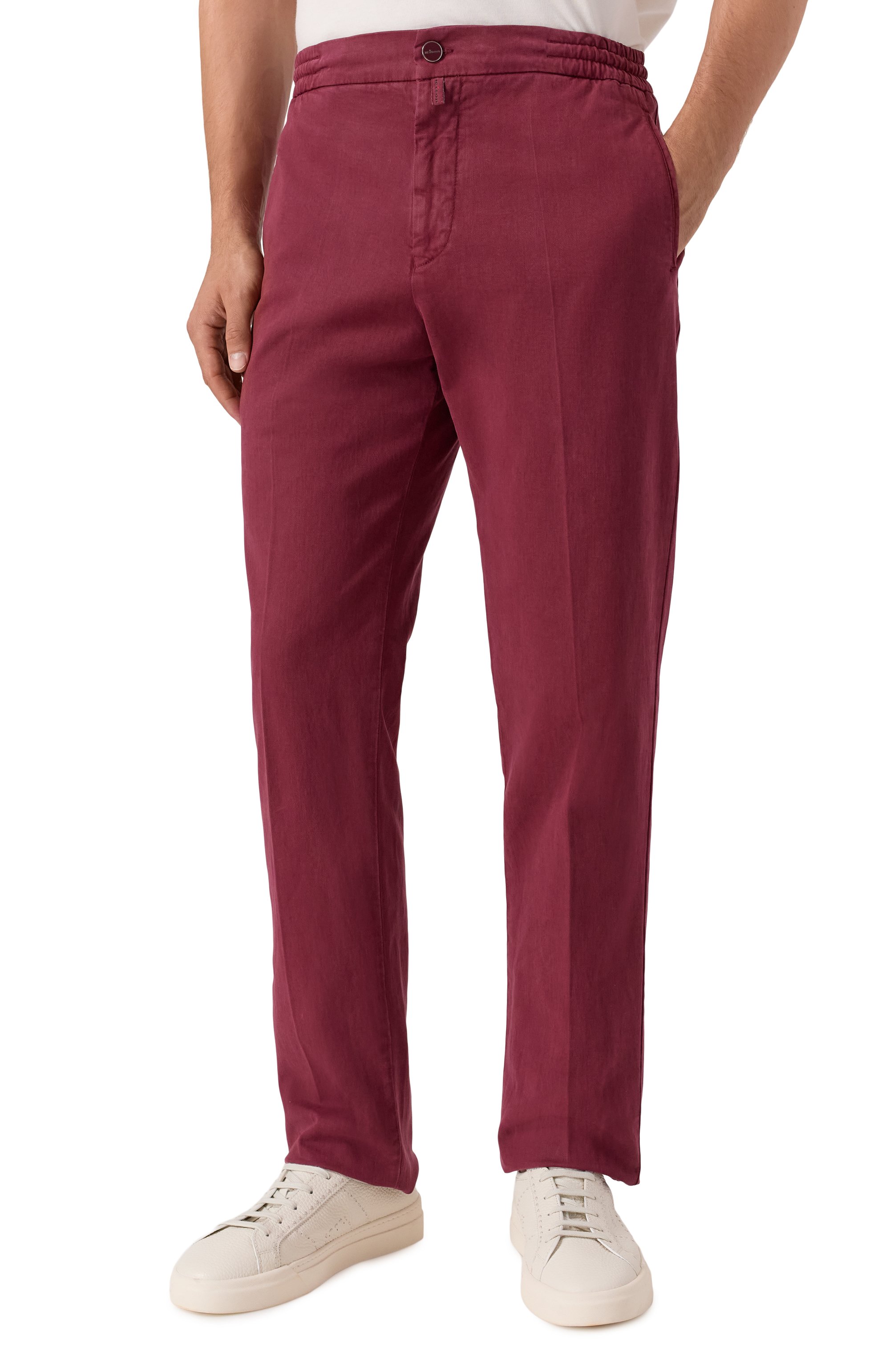 Брюки из лиоцелла и хлопка KITON, арт. UPLACRK0106H16, фото 3