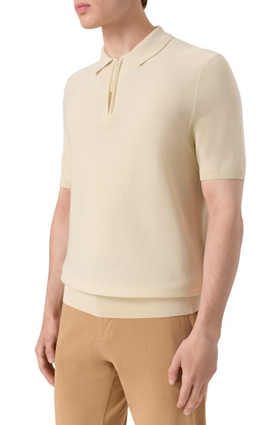 Хлопковое п�оло BOSS, арт. 50543149, фото 3