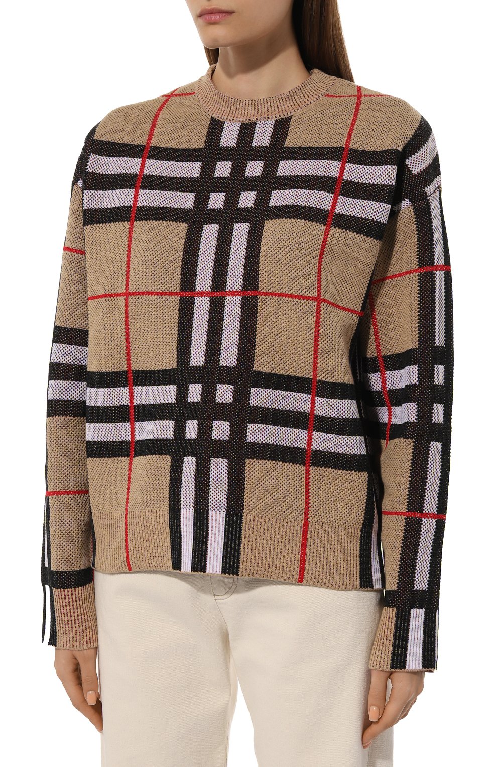 Пуловер BURBERRY бежевого цвета по цене 127000 руб., арт. 8070354, фото 3 Пуловер BURBERRY, арт. 8070354, фото 3