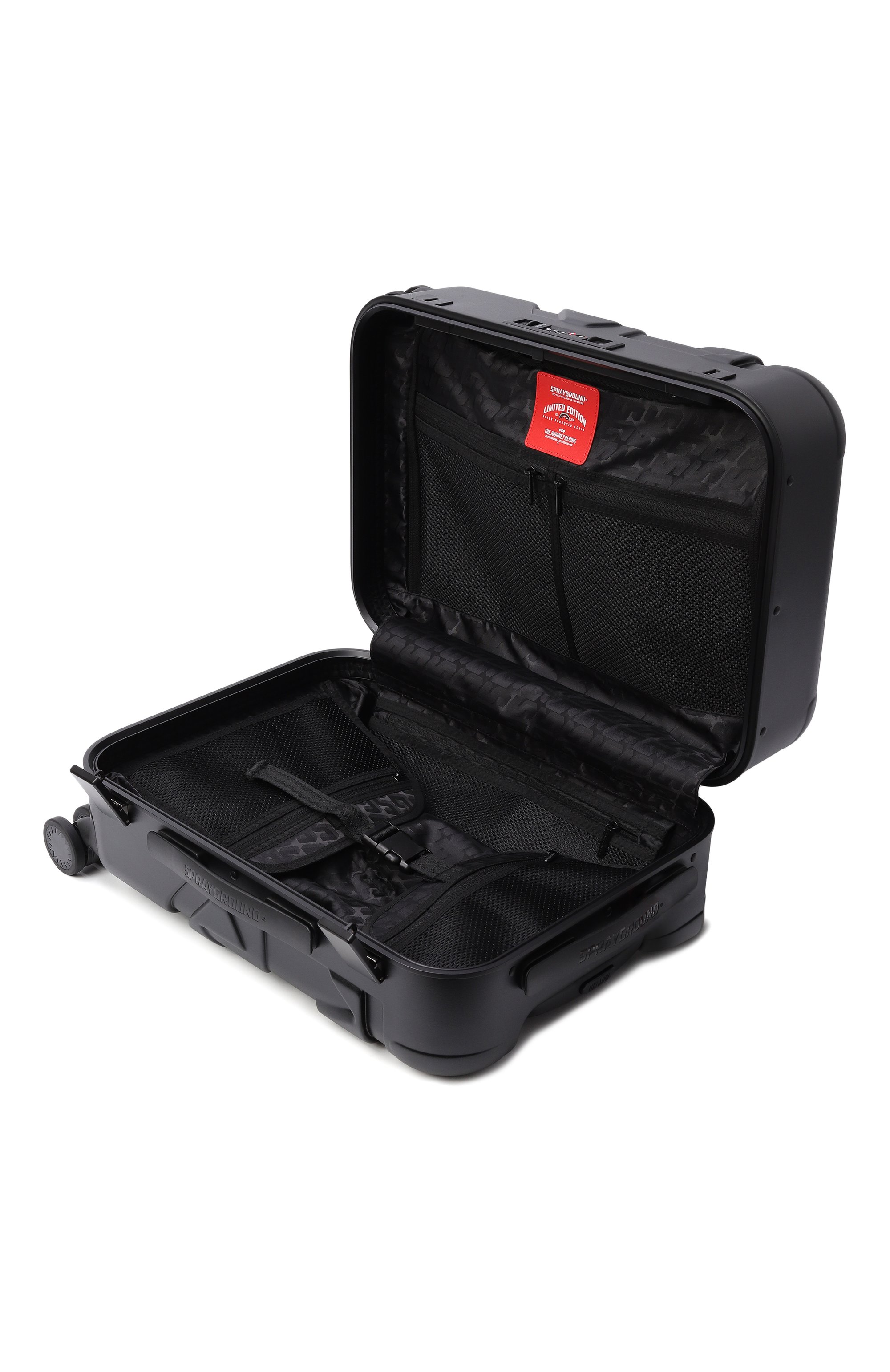 Чемодан reality check sharkitecture carry-on SPRAYGROUND, арт. 910CL291NSZ/CARG0 PATCHES CARRY-0N LUGGAGE BLK, фото 4