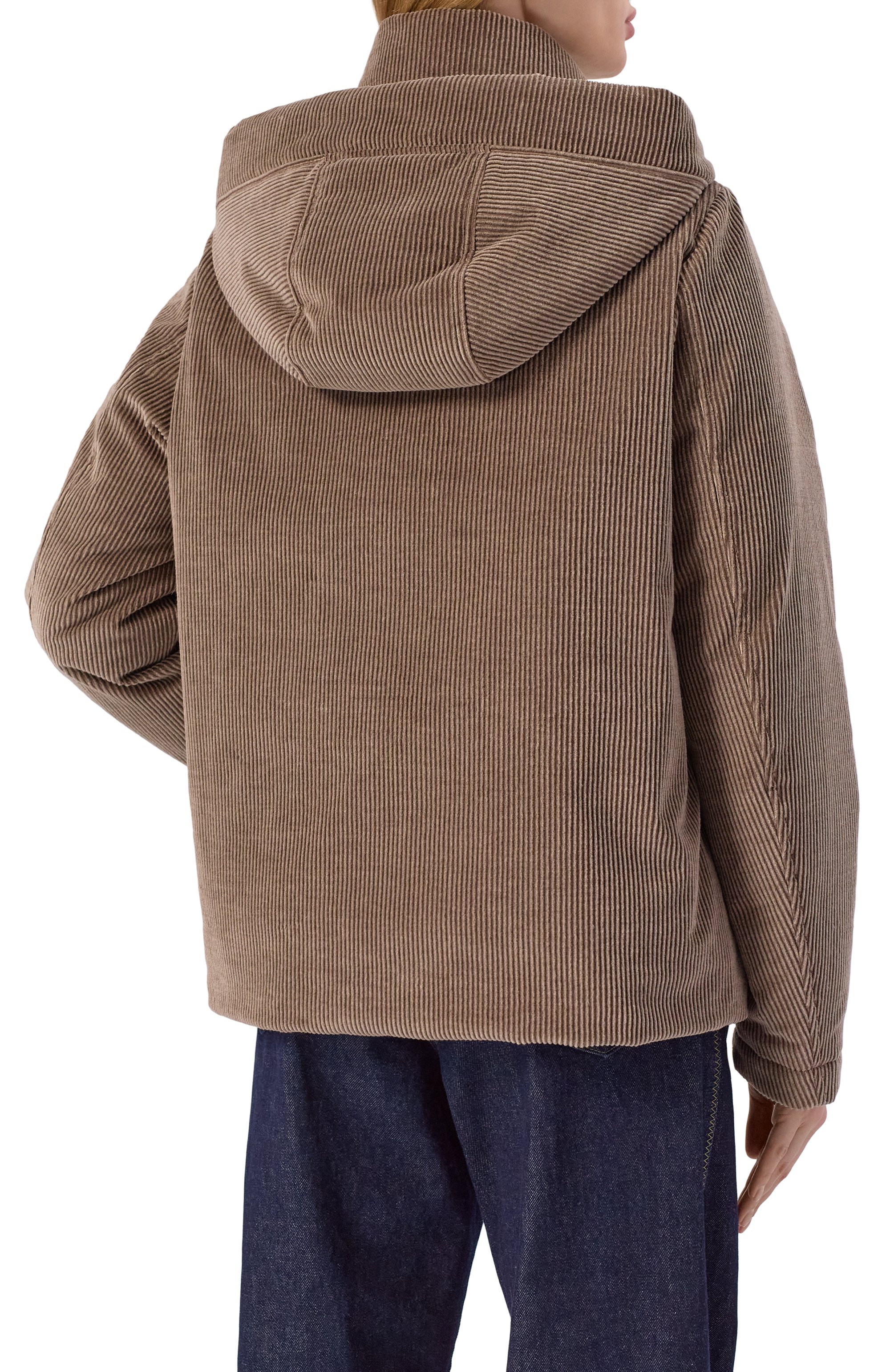 Вельветовый пуховик KITON, арт. D54658K0587C07, фото 4