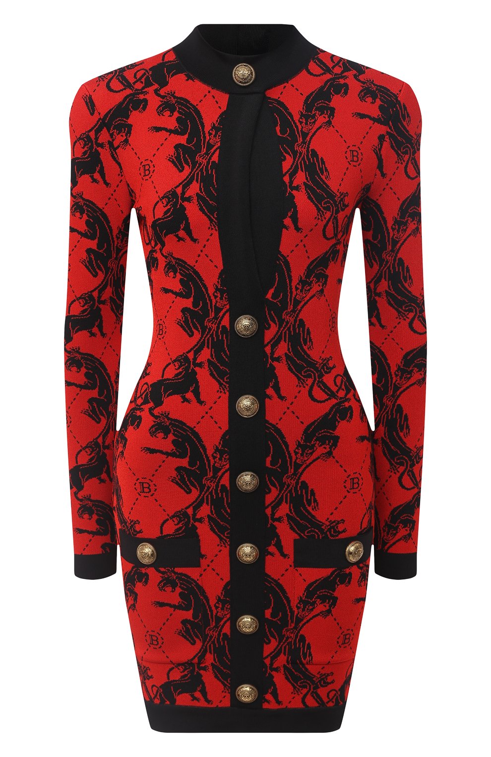 Платье из вискозы BALMAIN, арт. UF16332/K124, фото 1