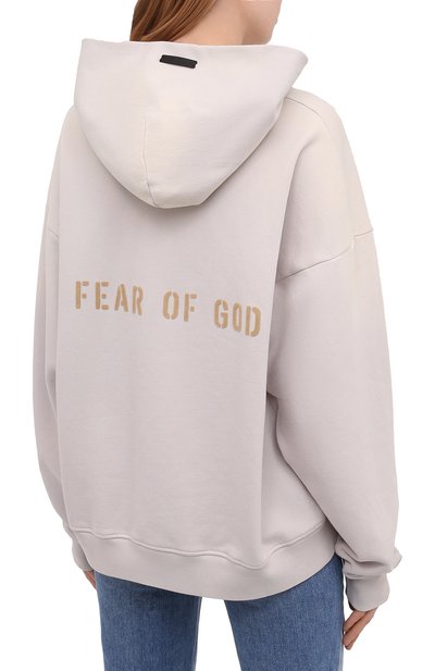 Хлопковое худи FEAR OF GOD, арт. FG50-014FLC, фото 4