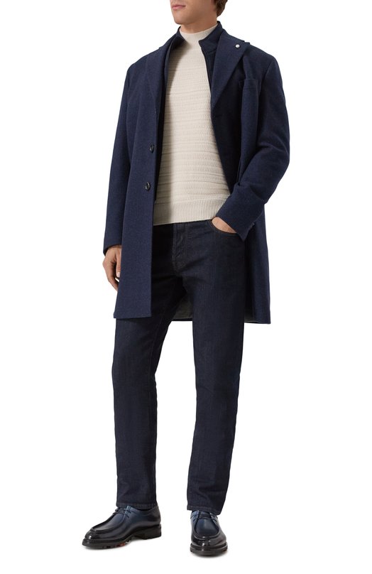 Свитер из шерсти и кашемира Corneliani 26M515-2625147 Белый  26M515-2625147 Фото 2